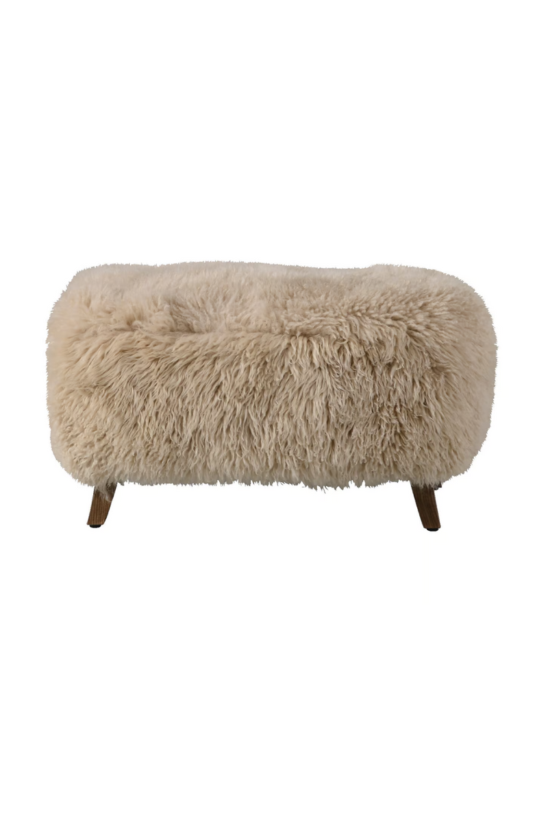 Pouf en laine de mouton | Andrew Martin Cabana