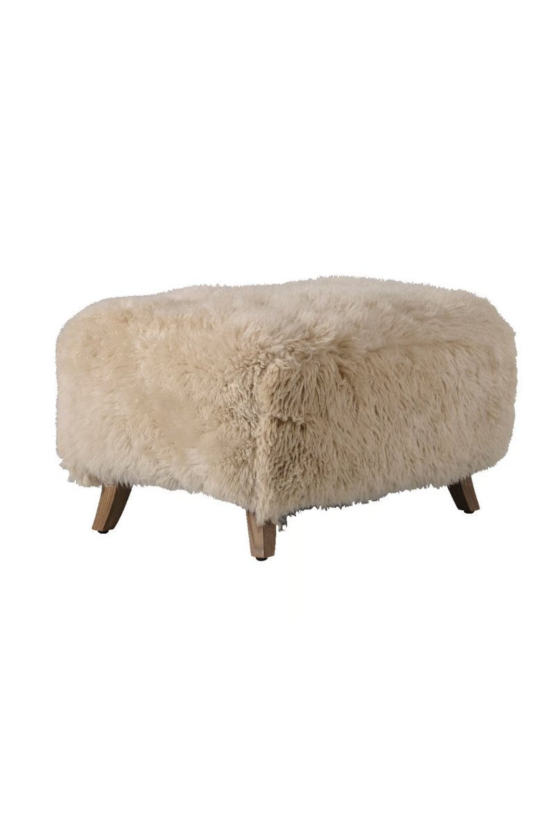 Pouf en laine de mouton | Andrew Martin Cabana