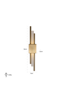 Applique murale dorée | Richmond Mylas | Meubleluxe.fr