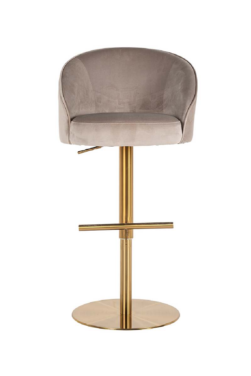 Tabouret de bar moderne marron | Richmond Zabi | Meubleluxe.fr