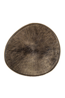 Table d'appoint gigogne en métal doré (lot de 2) | Richmond Louve | Meubleluxe.fr