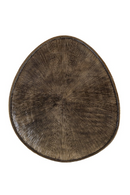 Table d'appoint gigogne en métal doré (lot de 2) | Richmond Louve | Meubleluxe.fr