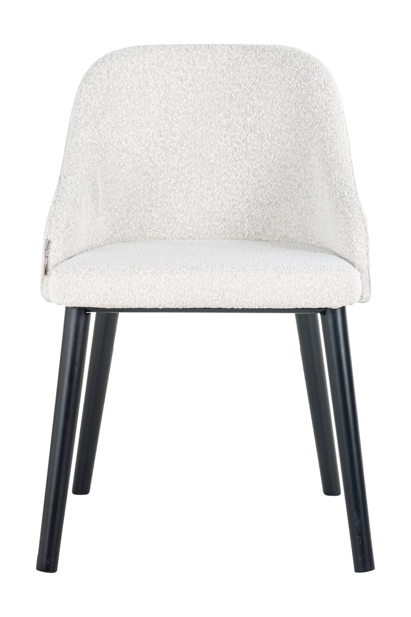 Chaise de salle à manger bouclé blanc | Richmond Twiggy | Meubleluxe.fr