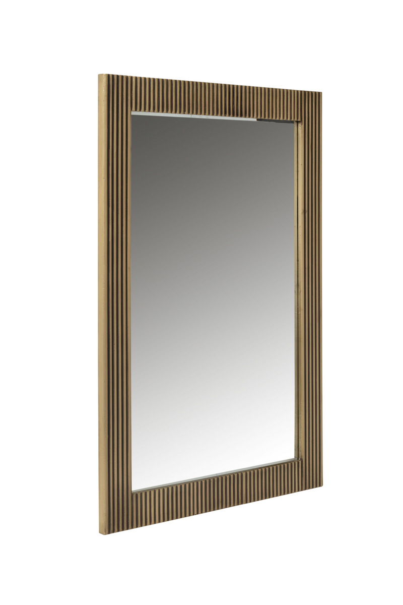 Miroir rectangulaire doré | Richmond Ironville | Meubleluxe.fr