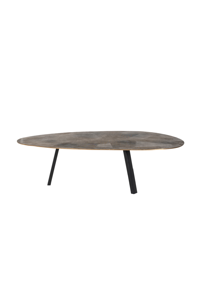 Table basse en métal doré | Richmond Brandon | Meubleluxe.fr