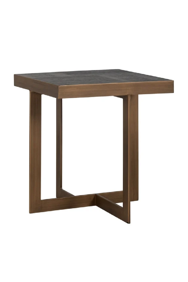 Table d'appoint en laiton | Richmond Cambon | Meubleluxe.fr