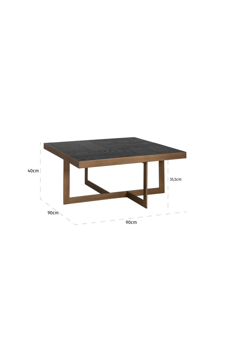 Table basse en chêne marron | Richmond Cambon | Meubleluxe.fr