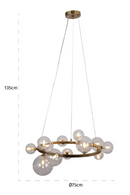 Suspension à bulbes en verre | Richmond Yosie | Meubleluxe.fr