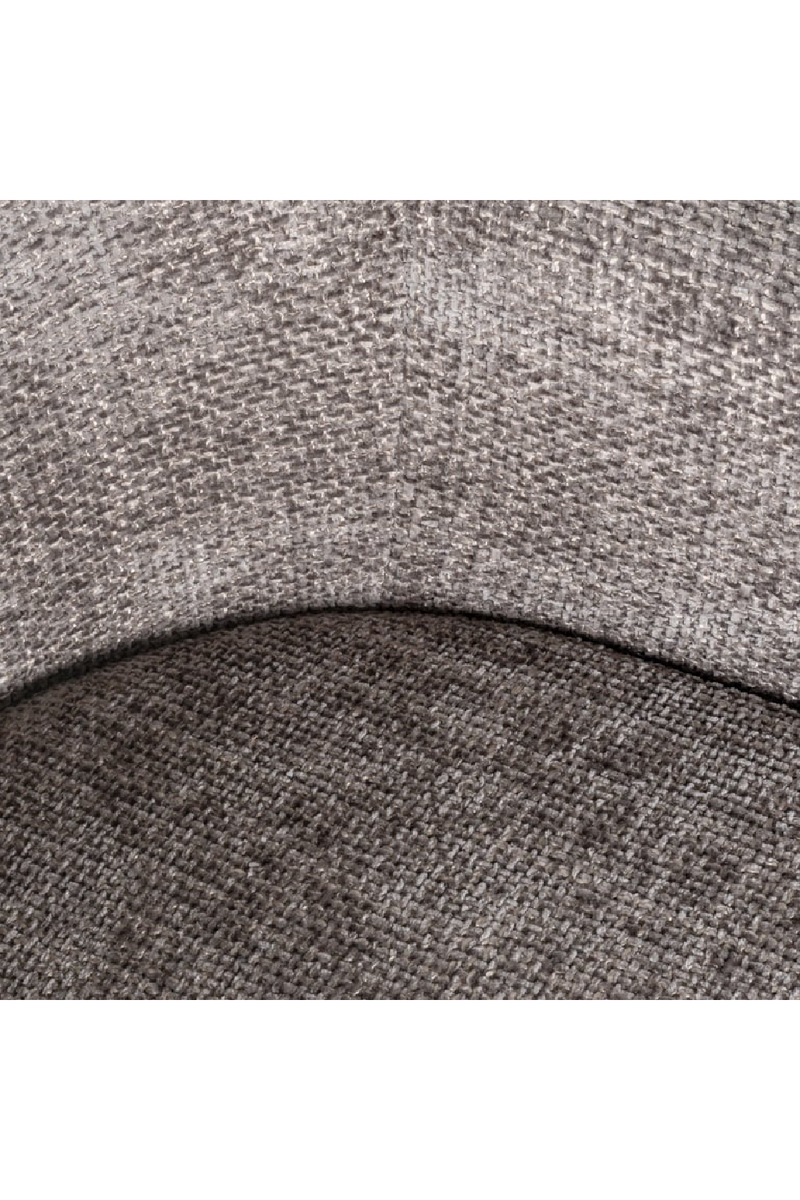 Chaise de salle à manger en tissu anthracite | Richmond Fay| Meubleluxe.fr