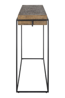 Console en laiton texturé doré | Richmond Dover | Meubleluxe.fr