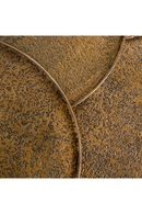 Table basse gigogne en laiton texturé (lot de 3) | Richmond Luton | Meubleluxe.fr