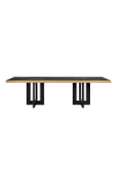 Table de salle à manger en chêne noir 280 cm | Richmond Cambon | Meubleluxe.fr