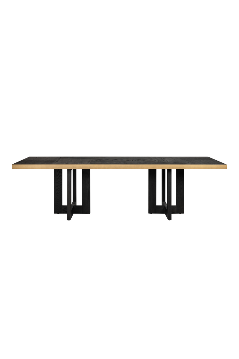 Table de salle à manger en chêne noir 280 cm | Richmond Cambon | Meubleluxe.fr