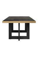 Table de salle à manger en chêne noir 280 cm | Richmond Cambon | Meubleluxe.fr