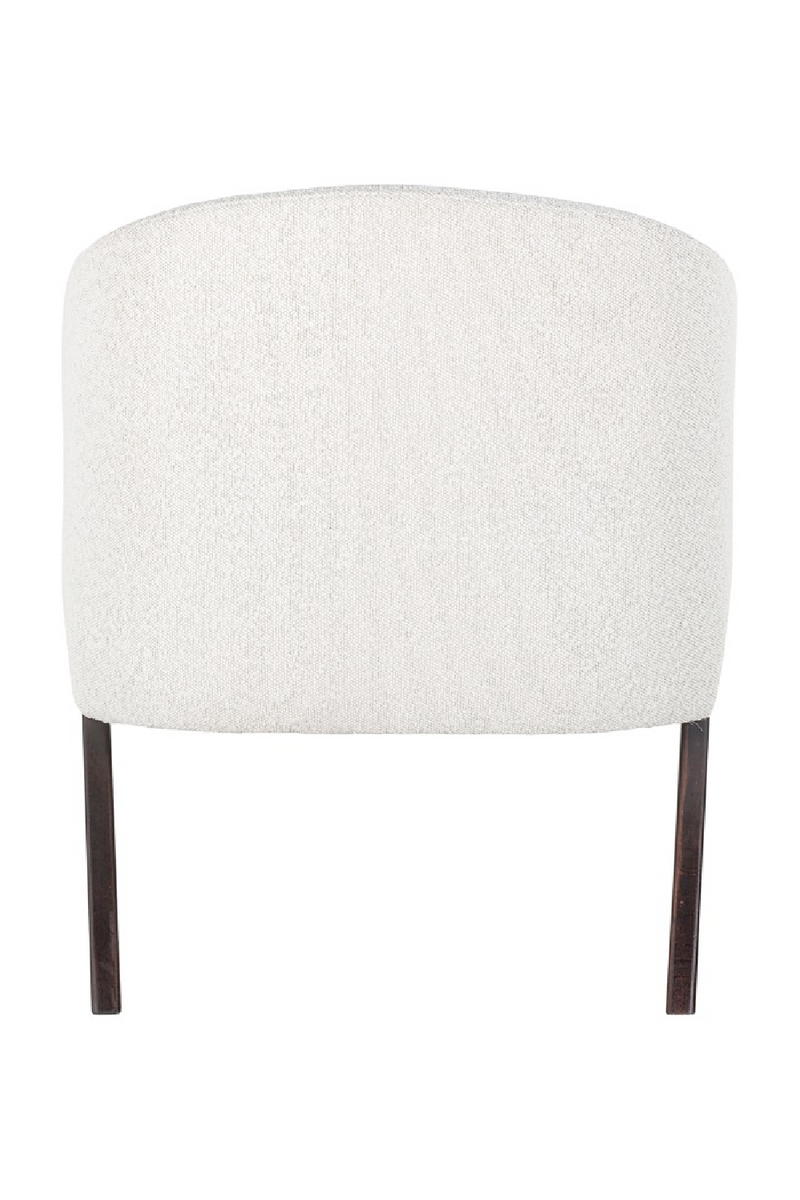 Fauteuil bouclé crème | Richmond Mia | Meubleluxe.fr