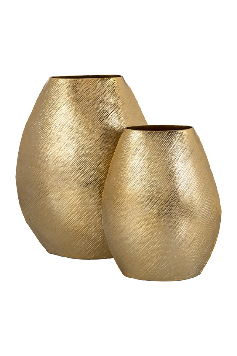 Vase doré L | Richmond Evey | Meubleluxe.fr