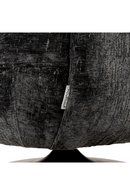Fauteuil pivotant en velours gris | Richmond Turner | Meubleluxe.fr