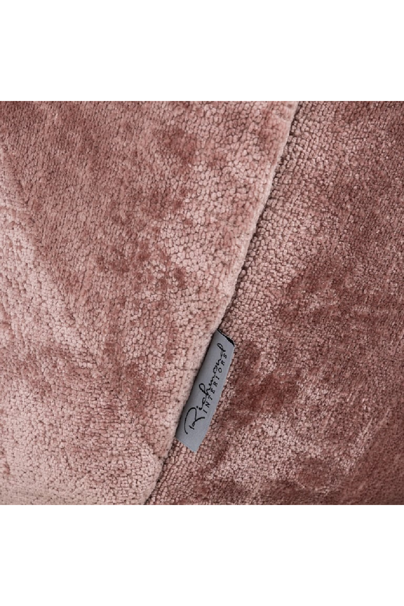 Fauteuil pivotant en chenille rose | Richmond Rosy | Meubleluxe.fr