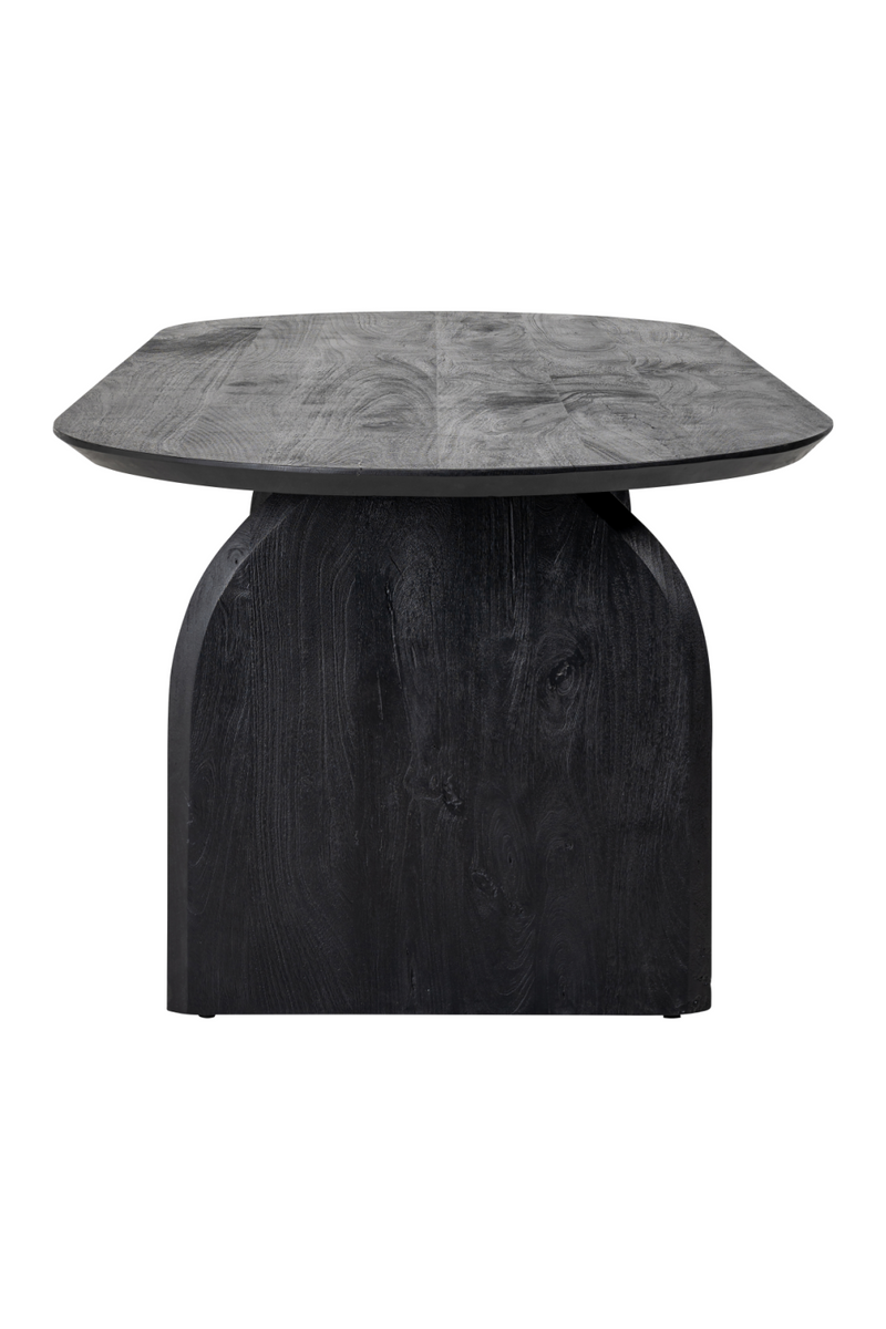 Table de salle à manger en manguier noir 200 cm | Richmond Hudson | Meubleluxe.fr