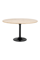 Table de salle à manger en travertin 140 cm | Richmond Hampton | Meubleluxe.fr