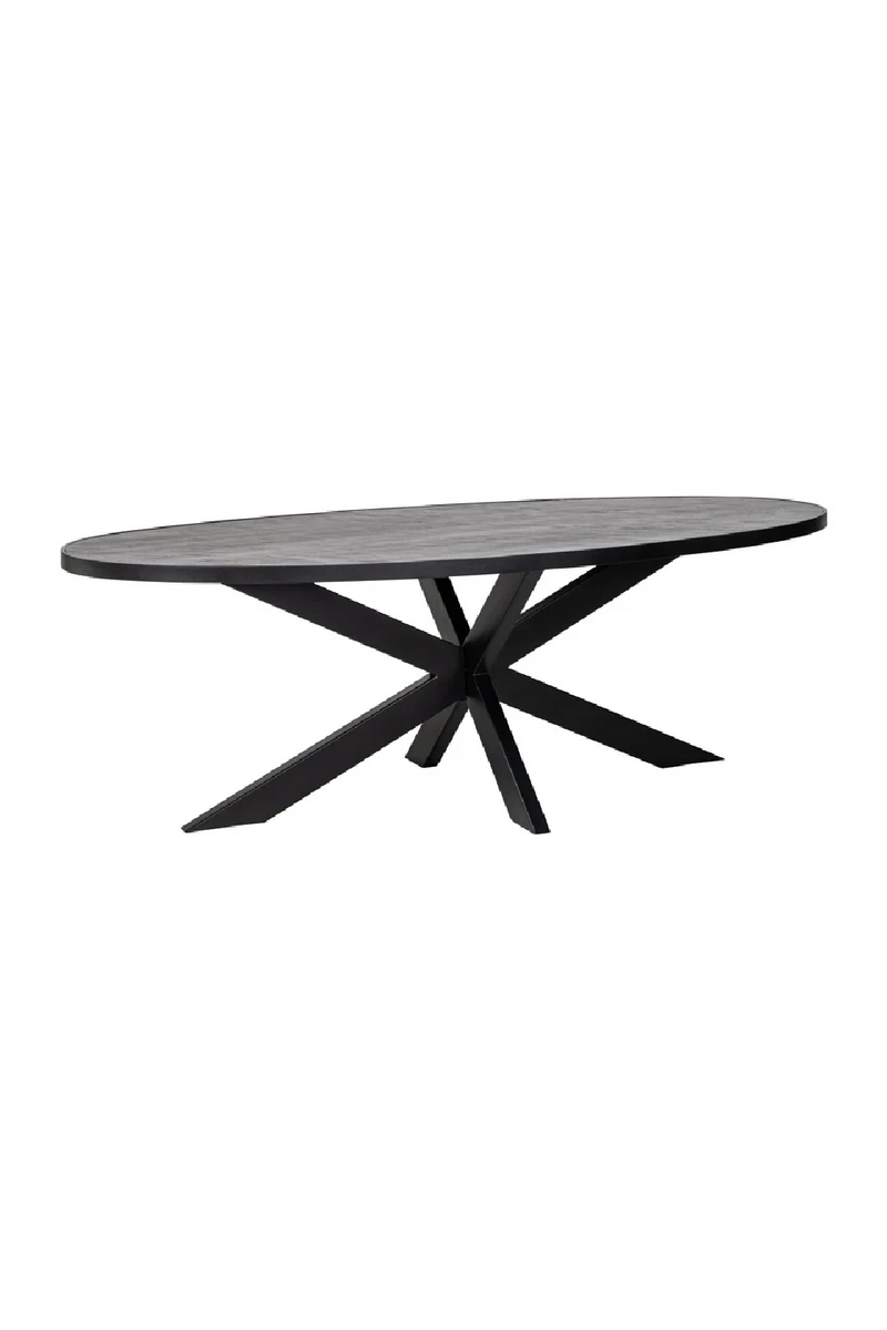 Table de salle à manger ovale en pierre | Richmond Scotch | Meubleluxe.fr