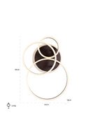 Plafonnier en métal | Richmond Mosa | Meubleluxe.fr