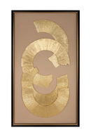 Tableau décoratif doré | Richmond Eden | Meubleluxe.fr