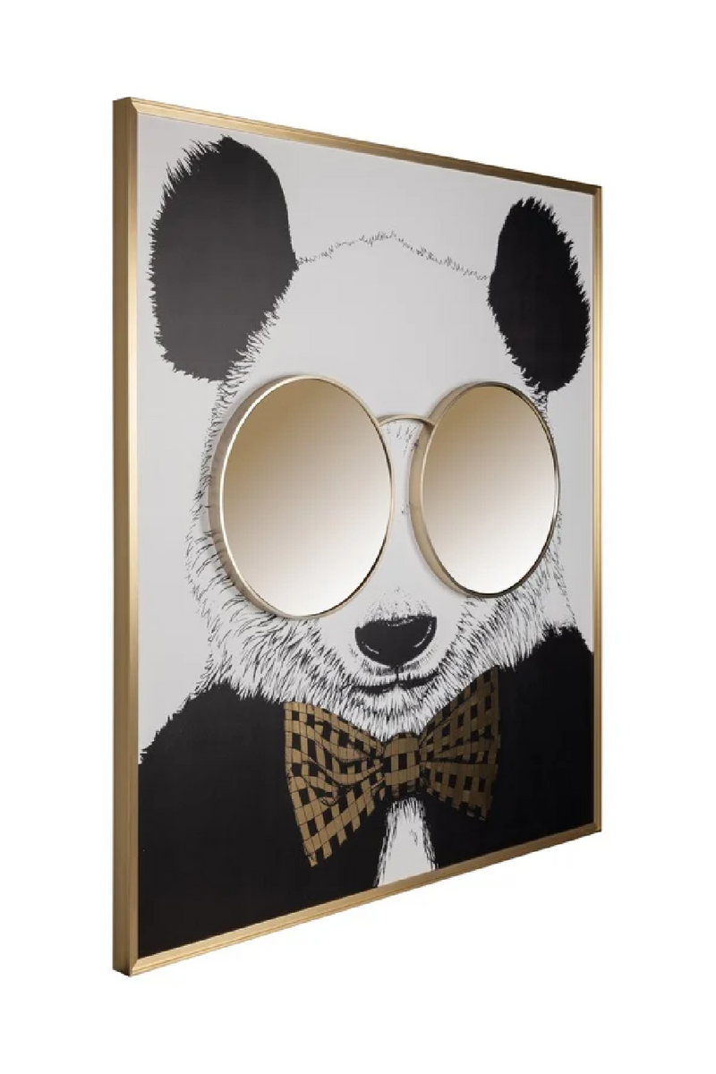 Tableau décoratif doré | Richmond Panda | Meubleluxe.fr