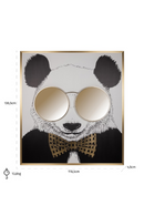 Tableau décoratif doré | Richmond Panda | Meubleluxe.fr