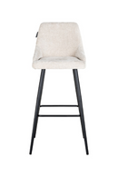 Tabouret de bar en tissu crème (lot de 2) | Richmond Brooke | Meubleluxe.fr