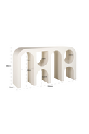 Console en fibre recyclée | Richmond Bloomstone | Meubleluxe.fr