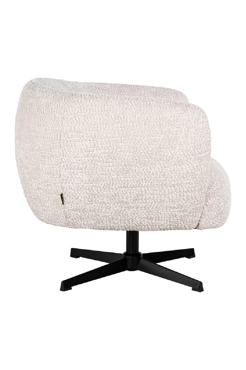 Fauteuil pivotant en tissu | Richmond Estelle | Meubleluxe.fr