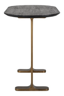 Table de bar ovale en bois de manguier | Richmond Revelin | Meubleluxe.fr