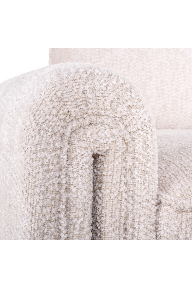 Canapé moderne en chenille beige | Richmond Sandro | Meubleluxe.fr