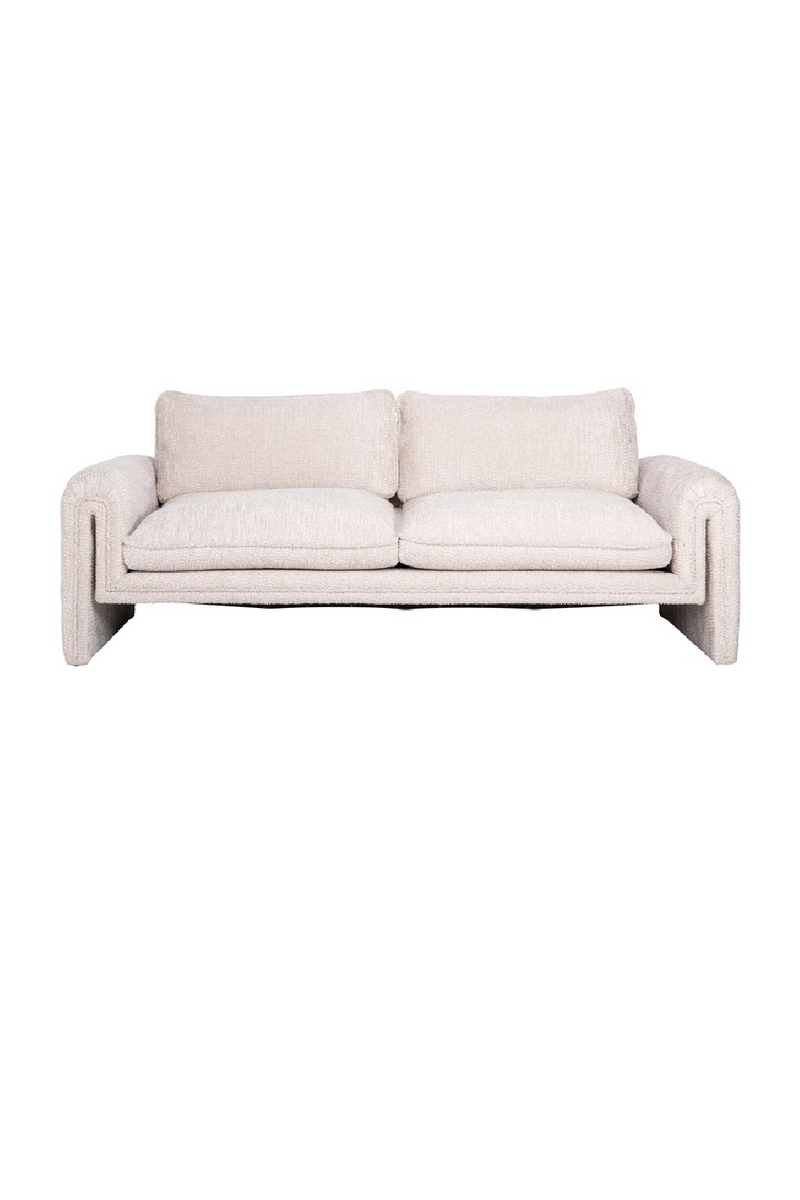 Canapé moderne en chenille beige | Richmond Sandro | Meubleluxe.fr