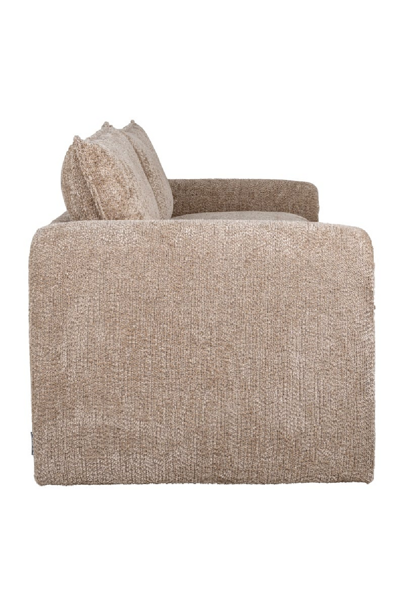 Canapé moderne en chenille beige | Richmond Sandro | Meubleluxe.fr