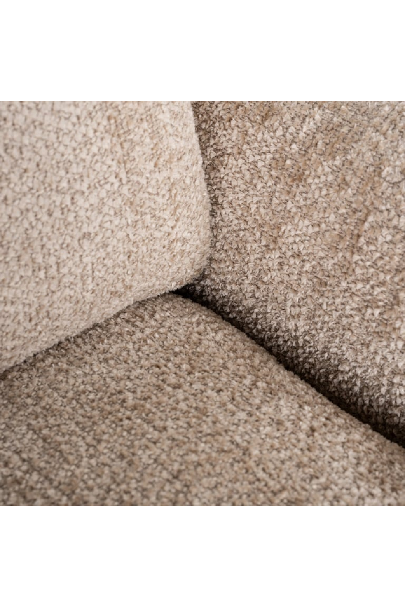 Canapé moderne en chenille beige | Richmond Sandro | Meubleluxe.fr