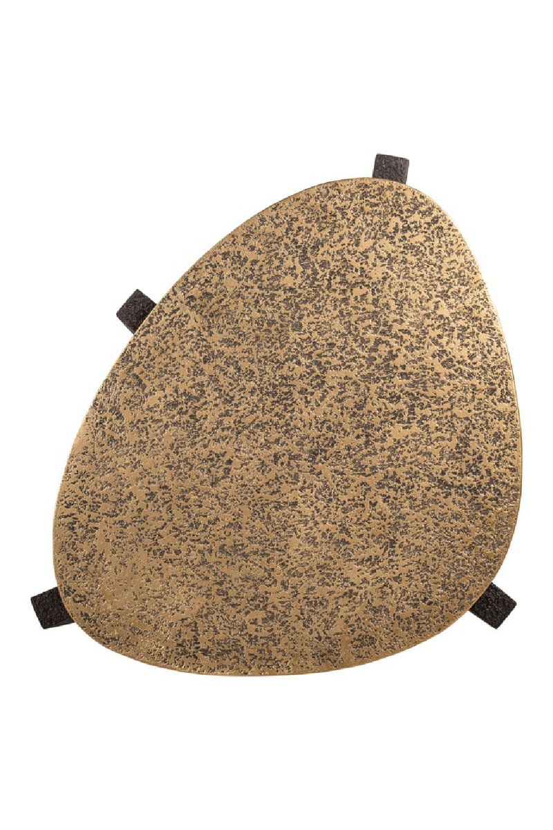 Table basse gigogne vintage dorée (lot de 2) | Richmond Marquee | Meubleluxe.fr