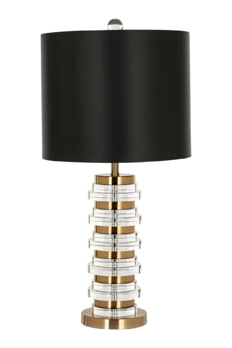 Lampe de table moderne noire | Richmond Leonore | Meubleluxe.fr