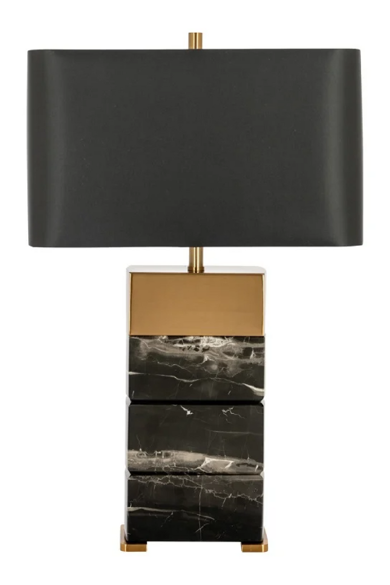 Lampe à poser en marbre noir | Richmond Serena | Meubleluxe.fr