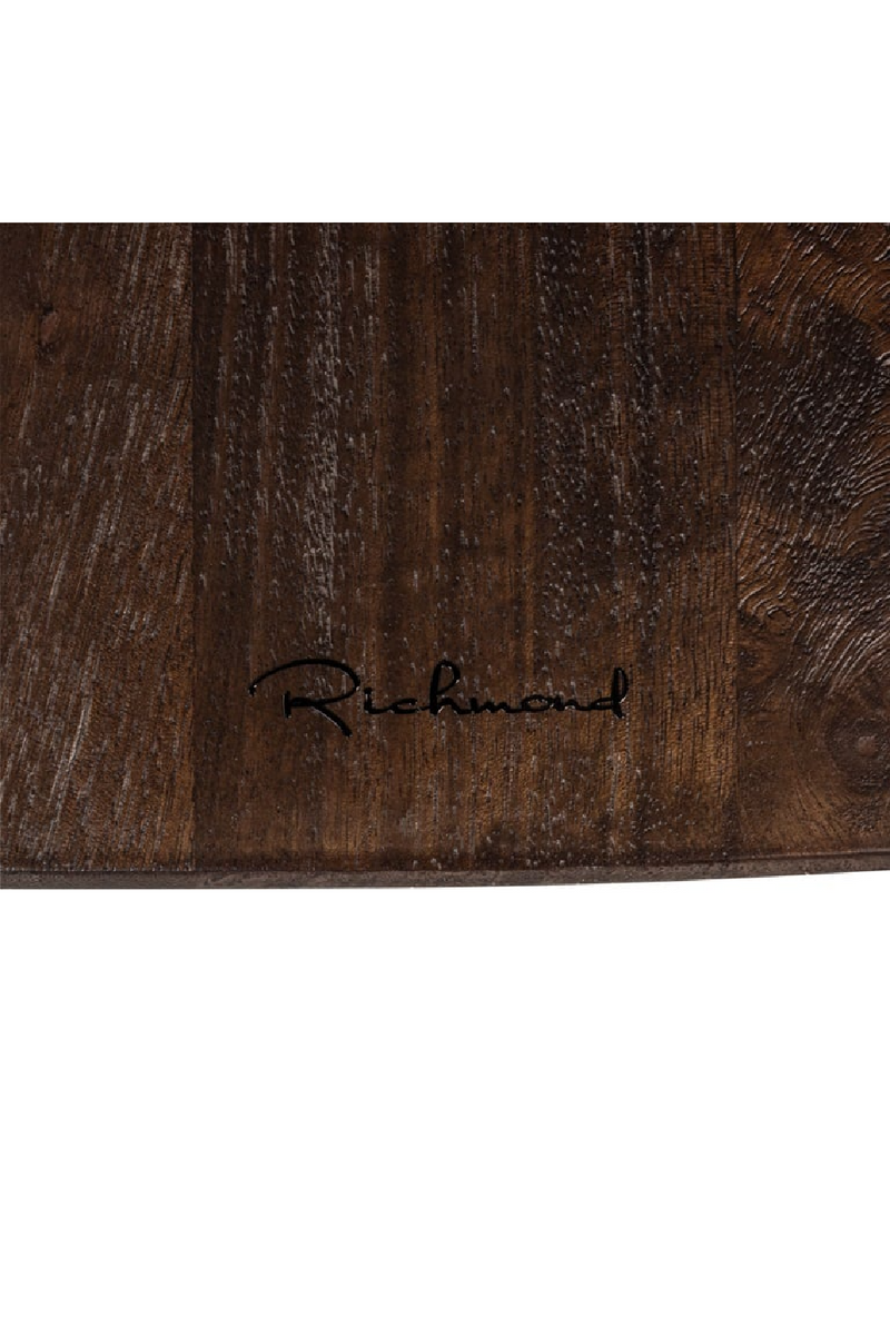 Table basse organique en manguier brun | Richmond Odile | Meubleluxe.fr