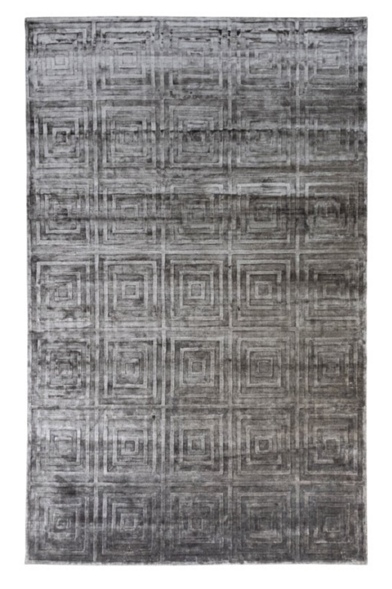 Tapis à motifs gris | Richmond Iggy | Meubleluxe.fr