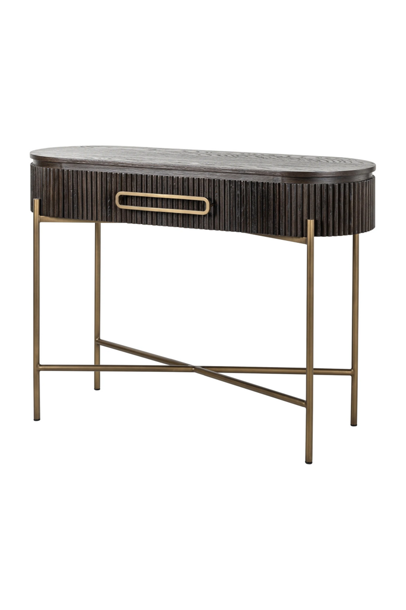 Table console en chêne à tiroirs | Richmond Luxor | Meubleluxe.fr