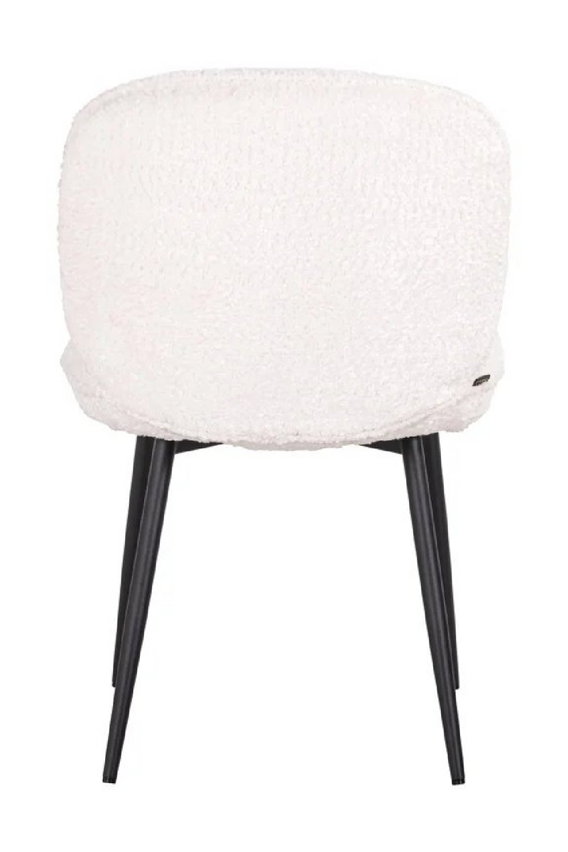 Chaises de salle à manger capitonnées blanches (lot de 2) | Richmond Kiki | Meubleluxe.fr