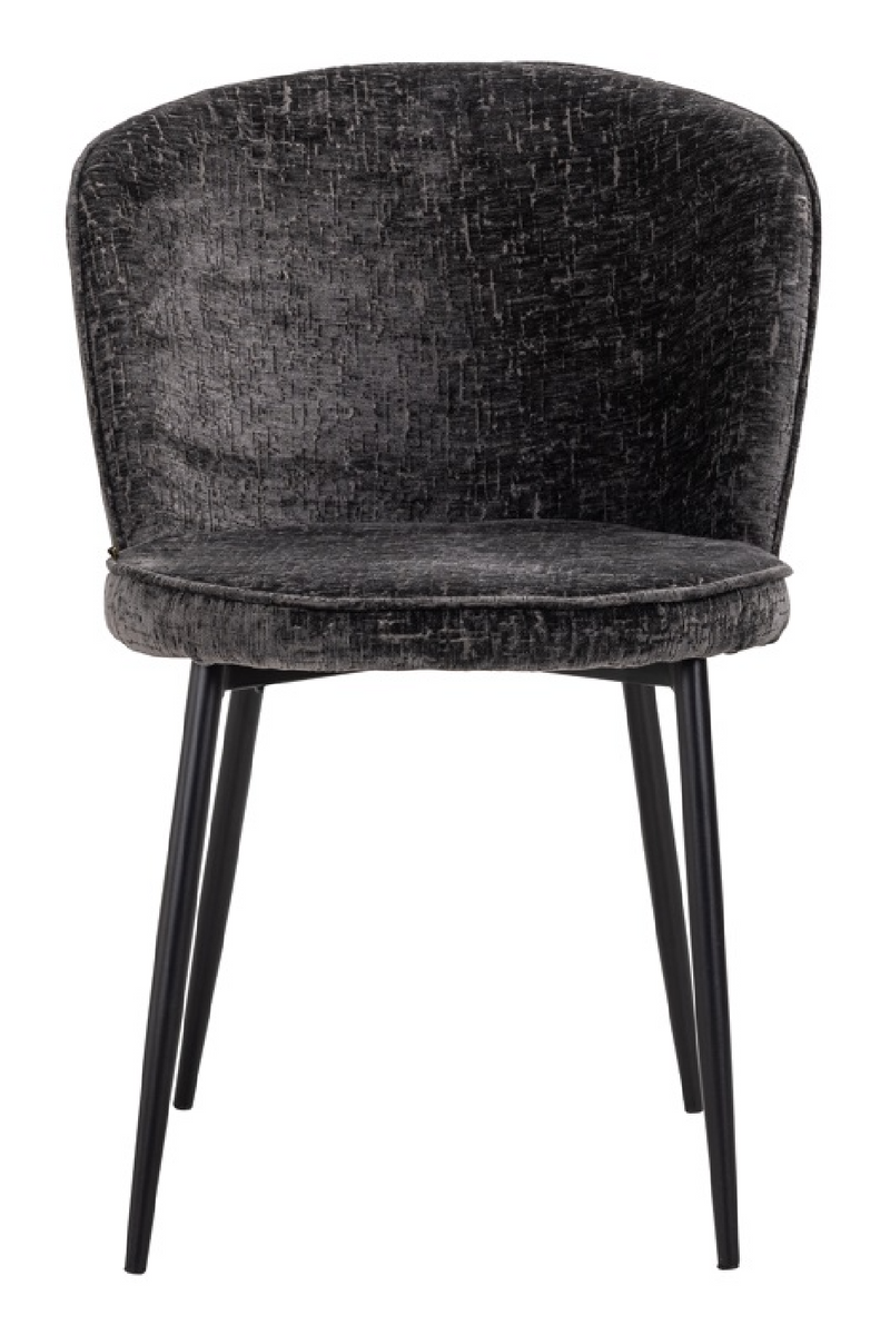 Chaises de salle à manger capitonnées anthracite (Lot de 2) | Richmond Sandy | Meubleluxe.fr