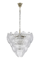 Suspension en verre clair | Richmond Clay | Meubleluxe.fr