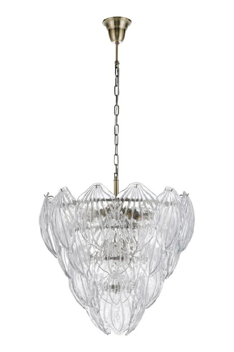 Suspension en verre clair | Richmond Clay | Meubleluxe.fr