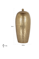 Jarre en aluminium doré S | Richmond Marieke | Meubleluxe.fr