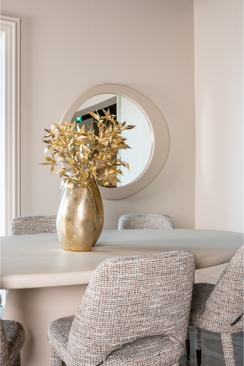 Miroir asymétrique beige | Richmond Clayton