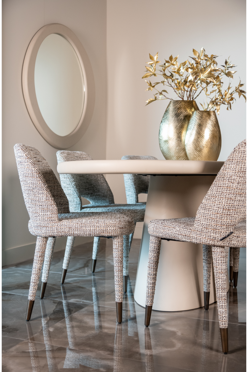 Miroir asymétrique beige | Richmond Clayton